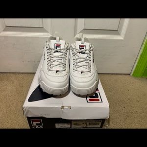 Men’s White Fila Disruptor 2.